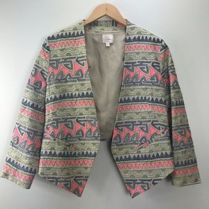 Parker Size M Linen Blazer Silk lining Pink